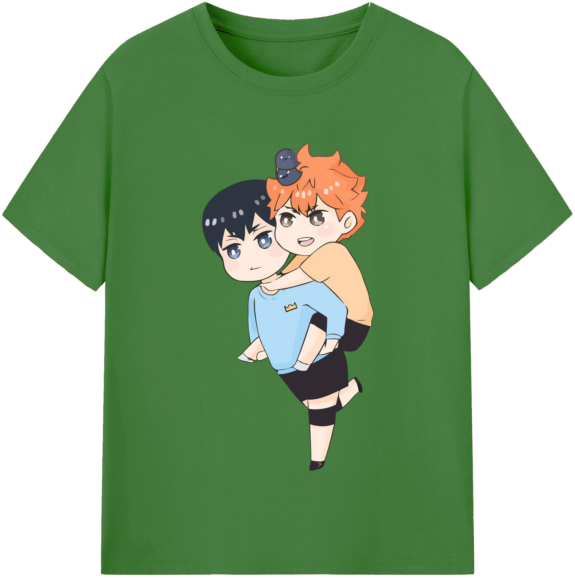 （画像用） ハイキュー!! Haikyu!! レディースカジュアルプリントTシャツ（綿100％）
